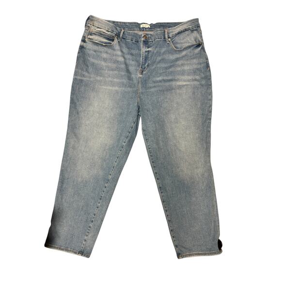 Good American Skinnyish Fit High Rise Jeans Size 28-32 Gap Proof Waistband - Picture 2 of 6